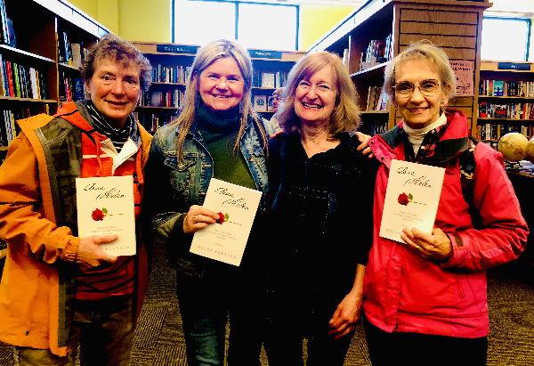 Helen Fernald at a book signing